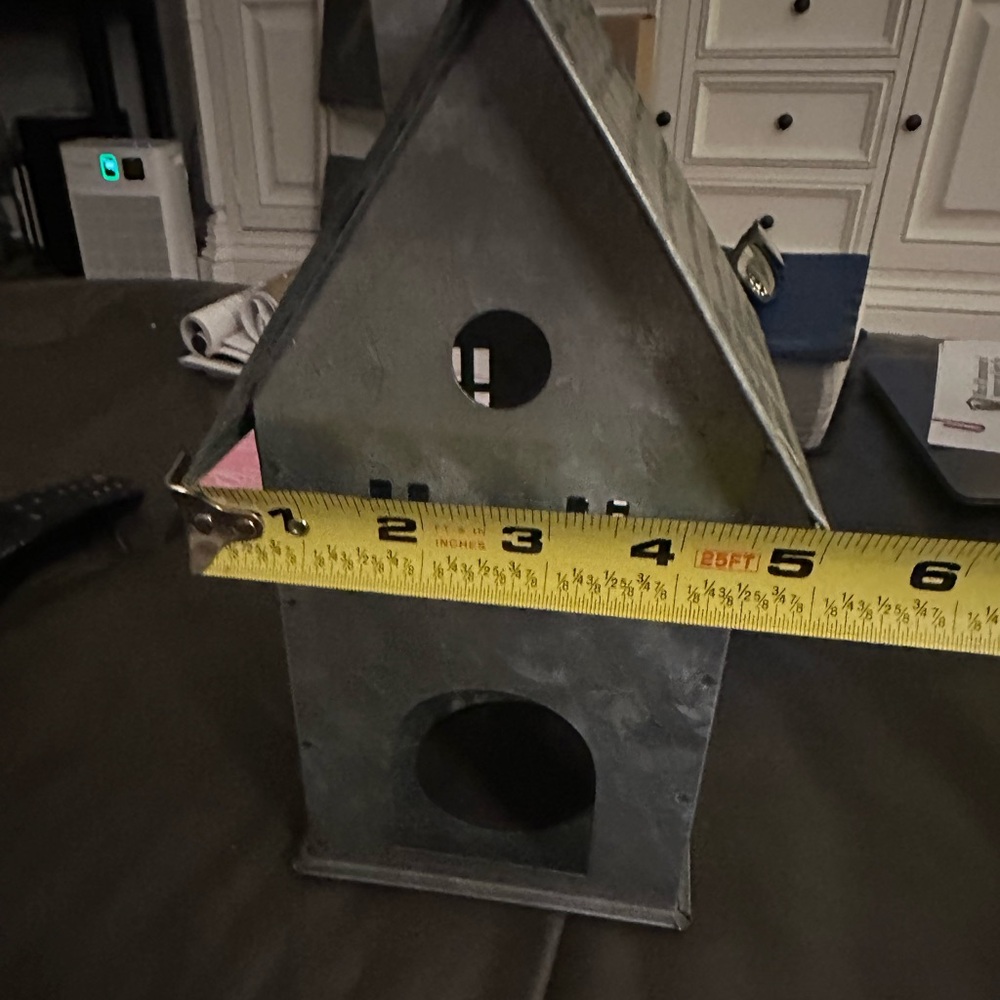 Pottery Barn Galvanized House Candle Holder - Picture 5 of 6